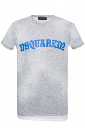 T-shirt with rips, zdjęcie 1 T-shirt with rips od Dsquared2